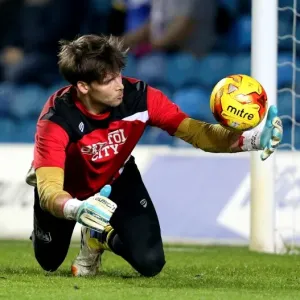 Fabian Giefer of Bristol City Faces Leeds United at Elland Road, 2017 Fabian Giefer of Bristol City Faces Leeds United at Elland Road, 2017