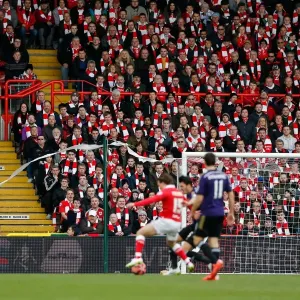 Fans in Scarves and Toilet Paper: A Surprising Moment at the FA Cup Fourth Round Match between Bristol City and West Ham United Fans in Scarves and Toilet Paper: A Surprising Moment at the FA Cup Fourth Round Match between Bristol City and West Ham United