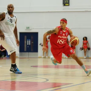 Bristol Flyers vs Manchester Giants Basketball Print Bristol Flyers vs Manchester Giants Basketball Print