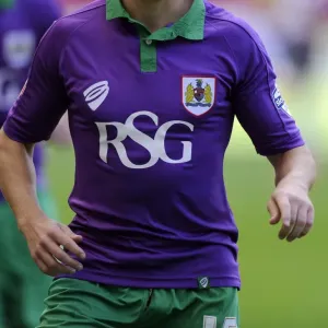 First Game of the Season: Sheffield United vs. Bristol City, Sky Bet League One (09.08.14) - New Purple and Green Shirt First Game of the Season: Sheffield United vs. Bristol City, Sky Bet League One (09.08.14) - New Purple and Green Shirt