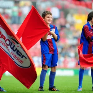 Flag Bearers at Ashton Gate: Bristol City vs. Cardiff City Championship Match, 2012 Flag Bearers at Ashton Gate: Bristol City vs. Cardiff City Championship Match, 2012