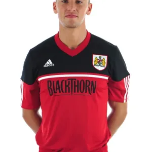 Focused Captain Liam Fontaine at Ashton Gate Stadium - Pre-Season Football Image (Head Shots)