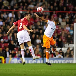 Bristol City vs Blackpool Football Print