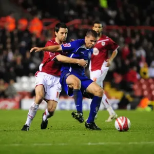 Bristol City vs Ipswich Town Football Print Season 09-10