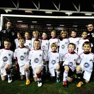 Fußball-Rivalität: Bristol City gegen Leicester City Begegnung im Ashton-Gate-Stadion, 2012 Fußball-Rivalität: Bristol City gegen Leicester City Begegnung im Ashton-Gate-Stadion, 2012