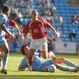 Football Rivalry: Lee Trundle in Action - Coventry City vs. Bristol City