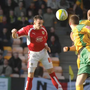Football Rivalry: Michael McIndoe in Action - Norwich City vs. Bristol City