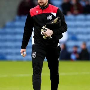 Frank Fielding in Action Print - Turf Moor, Burnley Frank Fielding in Action Print - Turf Moor, Burnley