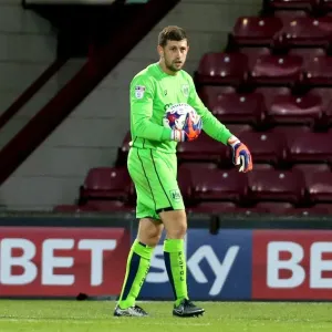 Print of Frank Fielding in action at Scunthorpe United