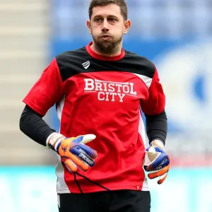 Frank Fielding of Bristol City in Action at Wigan Athletic's DW Stadium, 11 March 2017 (Sky Bet Championship)