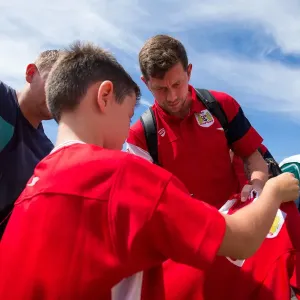Frankie Fielding Arrives at The Creek: Bristol City's Pre-season Friendly against Bristol Manor Farm (09/07/2017)