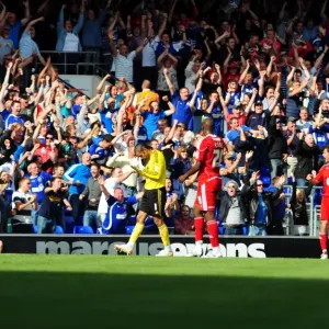 Print of David James in Frustration at Portman Road