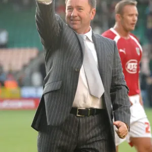 Gary Johnson in Action Print: Norwich City vs. Bristol City Photograph