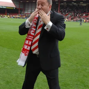 Gary Johnson: Bristol City Manager Leading the Charge in Championship Match, March 2010 Gary Johnson: Bristol City Manager Leading the Charge in Championship Match, March 2010