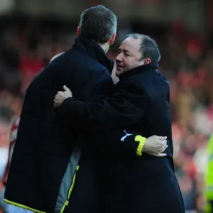 Gary Johnson and Keith Millen: Leading the Charge for Bristol City against West Bromwich Albion, March 9, 2010 (Football Championship) Gary Johnson and Keith Millen: Leading the Charge for Bristol City against West Bromwich Albion, March 9, 2010 (Football Championship)