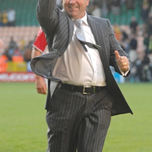 Gary Johnson Leading the Charge: Norwich City vs. Bristol City