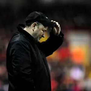 Gary Johnson Leads Bristol City Print (Championship Match)