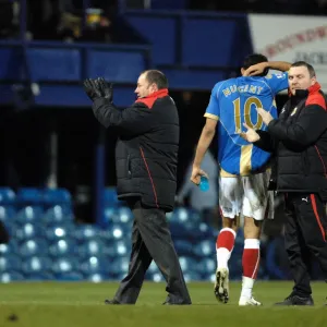 Gary Johnson thanks the travelling fans