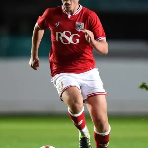 George Dowling of Bristol City in Action at Ashton Gate Stadium