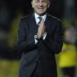 Print of Giuseppe Sannino at Vicarage Road Print of Giuseppe Sannino at Vicarage Road
