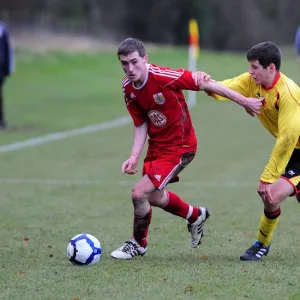 Season 10-11 Poster Print Collection: Bristol City U18s v Watford U18s