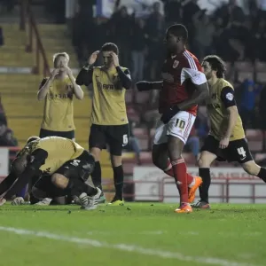 Own Goal by Leyton Orient's Scott Cuthbert: Bristol City vs Leyton Orient, Sky Bet League One, 2013