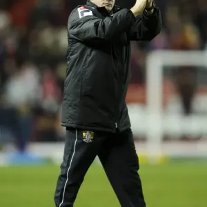 Graham Westley Consoles Disappointed Stevenage Fans After 4-1 Defeat by Bristol City Graham Westley Consoles Disappointed Stevenage Fans After 4-1 Defeat by Bristol City