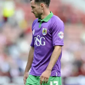 Greg Cunningham in Action: Bristol City vs. Sheffield United, Sky Bet League One Opening Game, Bramal Lane Greg Cunningham in Action: Bristol City vs. Sheffield United, Sky Bet League One Opening Game, Bramal Lane