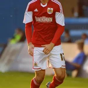 Greg Cunningham in Action Print, Bristol City vs Gillingham 2013