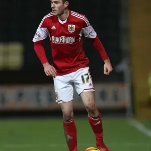 Greg Cunningham of Bristol City in Action Against Notts County, December 2013 Greg Cunningham of Bristol City in Action Against Notts County, December 2013