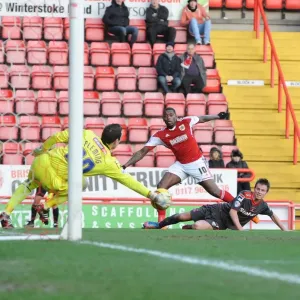 Greg Fleming Saves from Jay Emmanuel-Thomass: Thrilling Football Moment at Ashton Gate - Bristol City vs Carlisle United Greg Fleming Saves from Jay Emmanuel-Thomass: Thrilling Football Moment at Ashton Gate - Bristol City vs Carlisle United