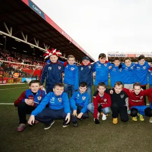 Print of Guard of Honor at Ashton Gate Stadium, Bristol Print of Guard of Honor at Ashton Gate Stadium, Bristol