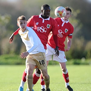 Gus Mafuta in Action: Training with Bristol City U21s vs Crewe, November 2014