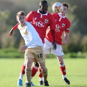 Gus Mafuta in Action Print, Bristol City U21s vs Crewe