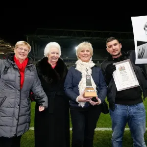 Half Time Presentation at Ashton Gate: Marina Dolman Honors Bristol City Players Half Time Presentation at Ashton Gate: Marina Dolman Honors Bristol City Players
