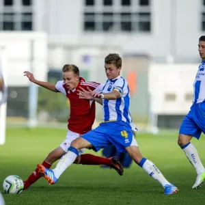 Le Harvey Moss en action : le Bristol City U18 contre l'Albion de Brighton et Hove U18