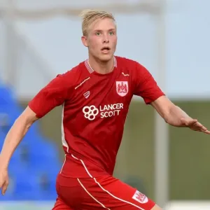 Hordur Magnusson in Action: Bristol City vs Granada, 2016 Pre-season Friendly at Pinatar Arena Hordur Magnusson in Action: Bristol City vs Granada, 2016 Pre-season Friendly at Pinatar Arena