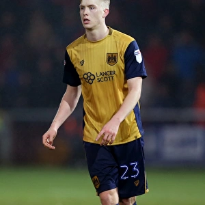Hordur Magnusson in Action: FA Cup Third Round Replay - Fleetwood Town vs. Bristol City