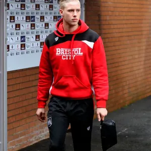 Print of Hordur Magnusson Arriving at Turf Moor Print of Hordur Magnusson Arriving at Turf Moor