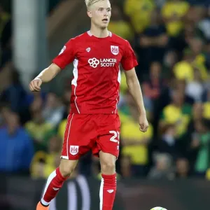 Hordur Magnusson of Bristol City in Action Against Norwich City, Sky Bet Championship, 2016 Hordur Magnusson of Bristol City in Action Against Norwich City, Sky Bet Championship, 2016
