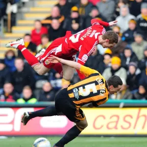 Hull City vs Bristol City Print, 11/02/2012 Championship Match Image