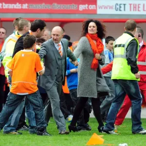 Ian Holloway's Emotional Championship Victory: Blackpool Fans Invade Pitch (Blackpool v Bristol City, 02/05/2010)