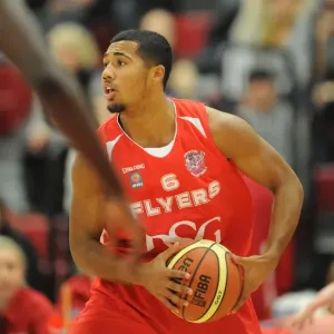Intense Basketball Print - Dwayne Lautier-Ogunleye in Action