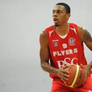 Bristol Flyers vs Durham Wildcats Basketball Print Bristol Flyers vs Durham Wildcats Basketball Print