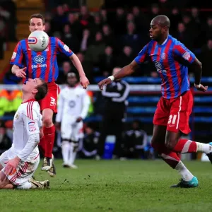 Intense Championship Clash: David Clarkson vs. Anthony Gardner - A Battle for Supremacy at Selhurst Park, 2011