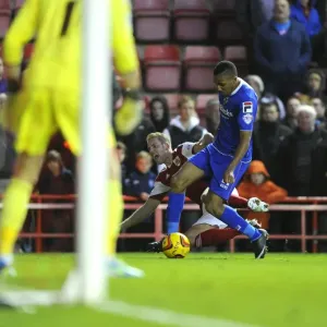 Intense Collision: Wagstaff vs Montano, Bristol City vs Oldham Athletic Intense Collision: Wagstaff vs Montano, Bristol City vs Oldham Athletic