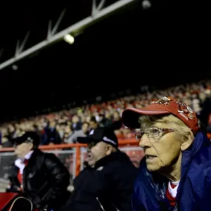 Intense Focus: A Bristol City Fan Caught in the Thrill of the Game