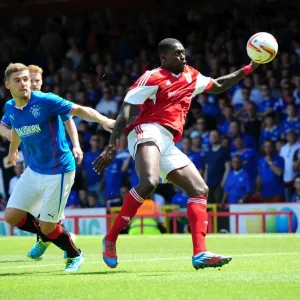 Intense Football Rivalry: Jay Emmanuel-Thomas vs Kyle Hutton at Ashton Gate