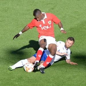 Intense Football Rivalry: Kieran Agard vs Jimmy Ryan at Ashton Gate