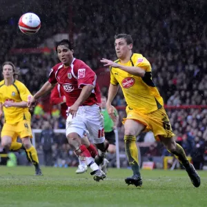 Intense Moment at Ashton Gate: Carle's Showdown - Bristol City vs Plymouth Argyle